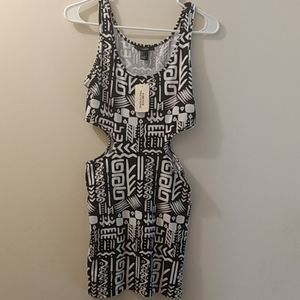New with tags fun cutout sided stretchy dress